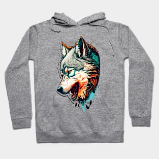 Wolf Painting Hoodie